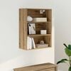 vidaXL Hanging Wall Cabinet Artisan Oak 69.5x32.5x90 cm