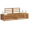 vidaXL Outdoor Sofa Set 2 Piece Natural 182.5 x 63 x 73 cm
