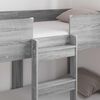 vidaXL Bunk Bed for Kids Grey Sonoma 80 x 160 cm Engineered Wood