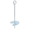 vidaXL Earth anchor 2 pcs Silver &Oslash;10 x 30 cm Galvanized Metal