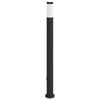 vidaXL Bollard Light with Sensor&Outlet 110 cm Stainless Steel IP44