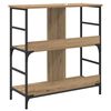 vidaXL Bookshelf Artisan oak Engineered wood