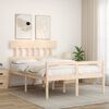 vidaXL Senior Bed without Mattress Double Solid Wood