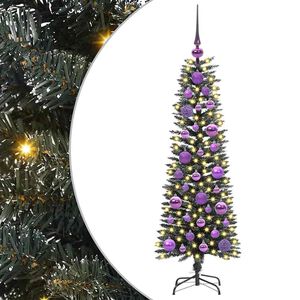 vidaXL Artificial Christmas Tree with 150 LEDs with Stand Green 120 cm