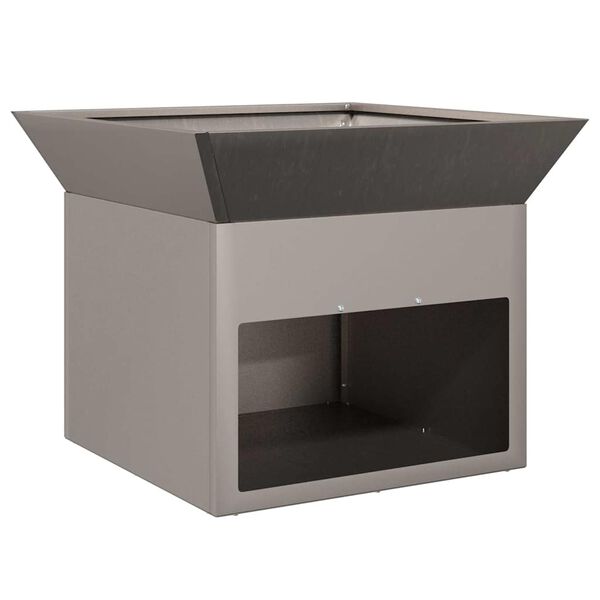 vidaXL Fire Pit Rusty 50 x 50 x 40 cm Weathering steel