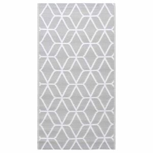 vidaXL Outdoor Carpet ARAKIL Grey 120x180 cm PP