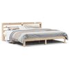 vidaXL Bed Frame with Headboard without Mattress 200x200 cm