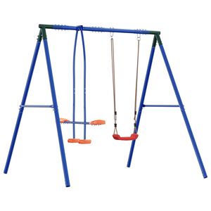 vidaXL Outdoor Swing Frame with Glider for up to 3 children