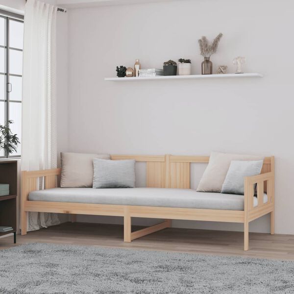 vidaXL Day Bed without Mattress Solid Wood Pine 80x200 cm