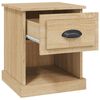 vidaXL Bedside Cabinet Sonoma Oak 39x39x47.5 cm Engineered Wood