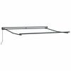 vidaXL Awning Frame Retractable Manual Anthracite 3.5 x 2.5 m