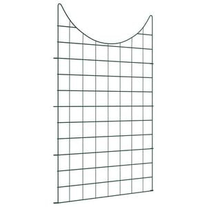 vidaXL Pond Fence Set 8 pcs Green 50 x 80 cm Steel