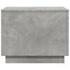 vidaXL Coffee Table with LED Lights Concrete Grey 50x50x40 cm
