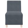 vidaXL Modular Sofa Unit Armless 2 pcs Dark Grey 55 x 74 x 82 cm