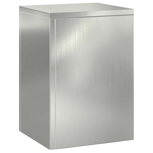 vidaXL Plant Stand 3 pcs Silver Galvanised steel