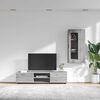 vidaXL TV Cabinet Set with Drawer Grey Sonoma Engineered Wood