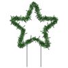 vidaXL Christmas Light Decorations with Spikes 3 pcs Star 50 LEDs 29 cm