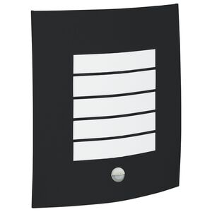 vidaXL Outdoor Wall Light Black 23.5 x 9 x 26 cm