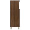 vidaXL Bathroom Cabinet Brown Oak 30x30x95 cm Engineered Wood