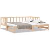 vidaXL Pull-out Day Bed without Mattress 2x(80x200)cm