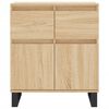 vidaXL Sideboard Sonoma Oak 60x35x70 cm Engineered Wood