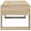 vidaXL Coffee Table Sonoma Oak 110 x 50 x 41 cm Engineered Wood