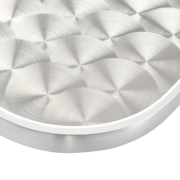 vidaXL Table Silver Aluminum and Plastic