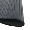 vidaXL Rug Round Black100 cm Bamboo