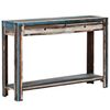 vidaXL Console Table Solid Wood Vintage 118x30x80 cm