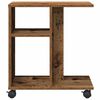 vidaXL Side Table with Shelf Old wood 50 x 30 x 55 cm Engineered Wood