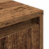 vidaXL Bedside Cabinets with LED Lights&nbsp;2 pcs Old Wood 38x34x50 cm