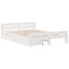 vidaXL Bed frame without Mattress White 140x200 cm Solid Wood Pine