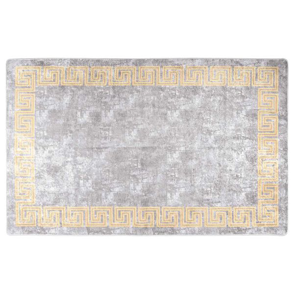 vidaXL Rug Washable 80x150 cm Grey