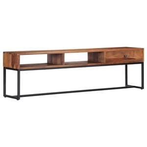 vidaXL TV Cabinet 160x30x45 cm Solid Acacia Wood