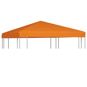 vidaXL Gazebo Top Cover 310 g/m&sup2; 3x3 m Orange
