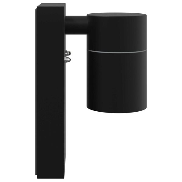 vidaXL Outdoor Wall Light Black 6.5 x 10.5 x 16 cm