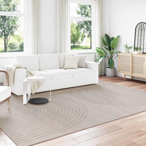 vidaXL Area Rugs Rectangular Beige 340 x 240 cm