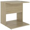 vidaXL Side Table Sonoma Oak 45x45x48 cm Engineered Wood