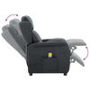 vidaXL Massage Chair Dark grey 67.5 x 93.5 x 101.5 cm Fabric