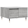 vidaXL Coffee Table Grey Sonoma 55x55x36.5 cm Engineered Wood