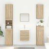 vidaXL Sink cabinet Sonoma Oak 38.5 x 41 x 48 cm Engineered Wood
