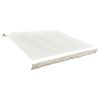 vidaXL Awning Top Sunshade Canvas Cream 4.5x3 m