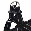 vidaXL Dog Coat with Harness Waterproof Reflective Black L
