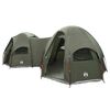 vidaXL Family Tent with Rainfly Water-resistant 14-Person Army Green