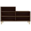 vidaXL Shoe Cabinet Brown Oak 102x36x60 cm Engineered Wood