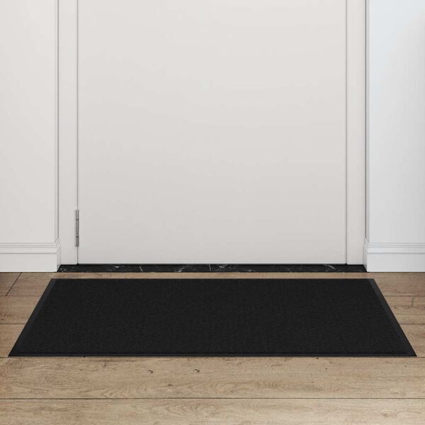 vidaXL Doormat Black 60x90 cm