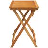 vidaXL Garden Table Folding Brown 90 x 55 x 75 cm Solid Acacia Wood