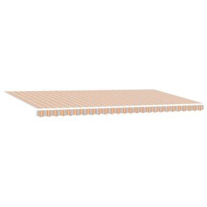 vidaXL Retractable Awning Multicolour 600 x 350 cm