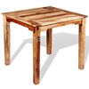 vidaXL Dining Table Solid Acacia Wood 82x80x76 cm