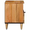 vidaXL Bedside Cabinet Natural 40 x 33 x 46 cm Solid Mango Wood
